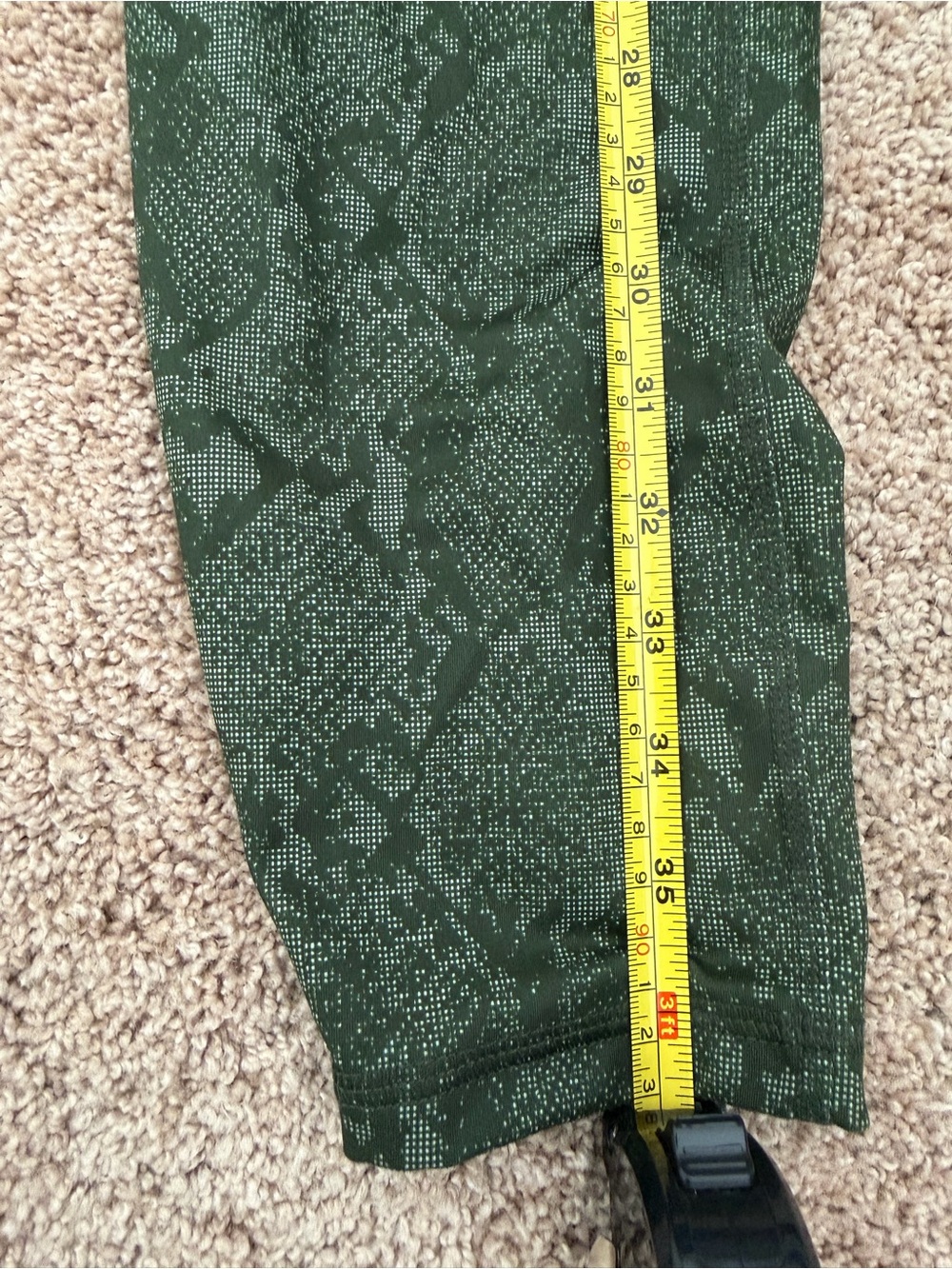 All In Motion Women's XXL Green Snakeskin Print Leggings - Picture 5 of 8